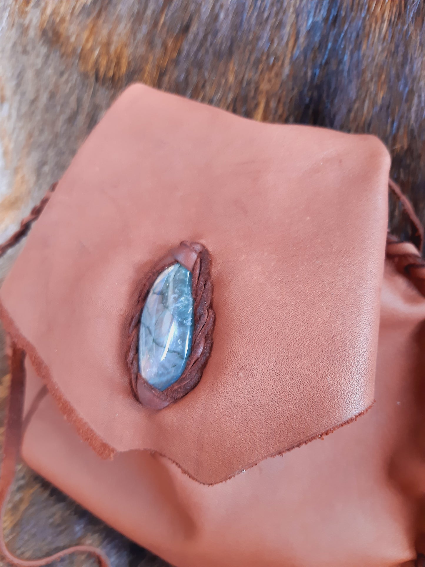Drawstring Belt Satchel - Labdorite