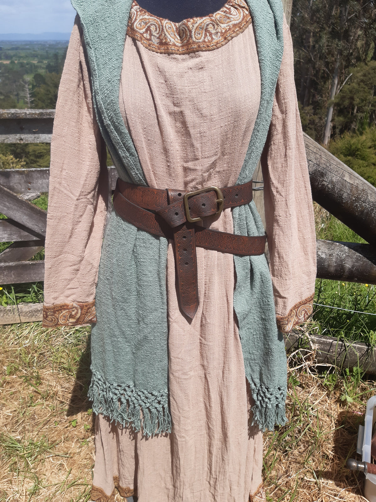 Medieval Double Wrap Belt - Clover