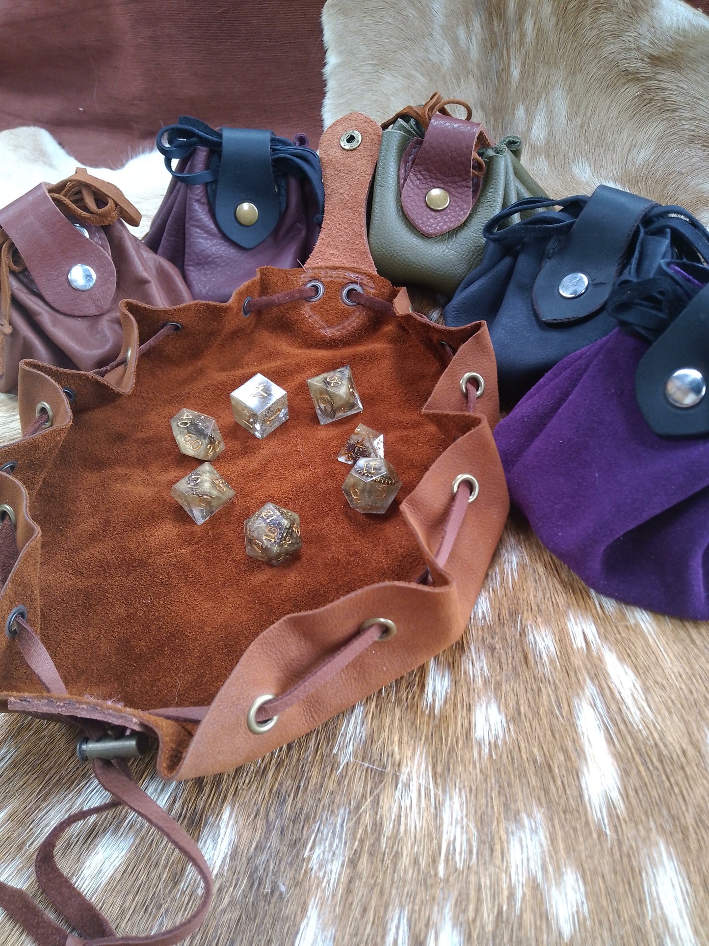 Drawstring Dice Mat/Pouch