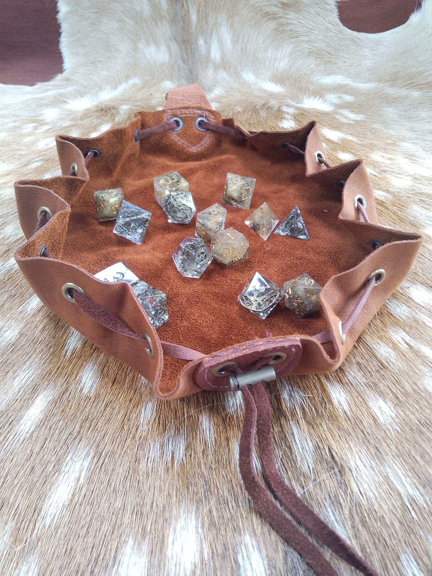Drawstring Dice Mat/Pouch