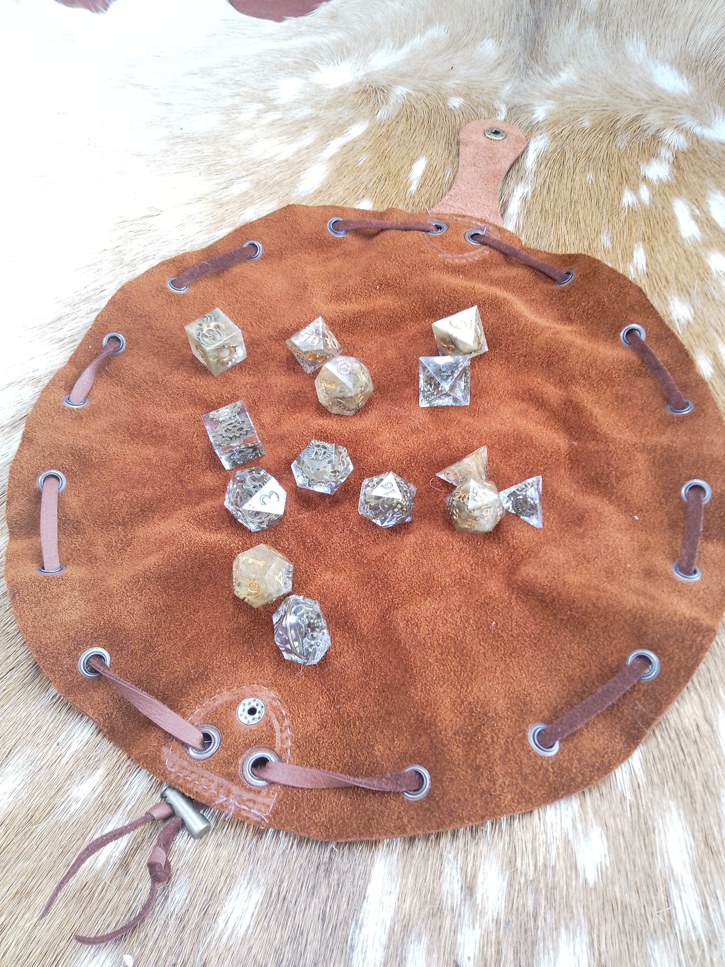 Drawstring Dice Mat/Pouch