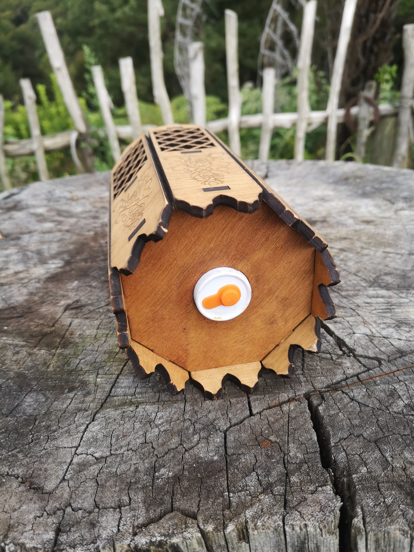 Rechargeable Wooden Lantern - Tabletop