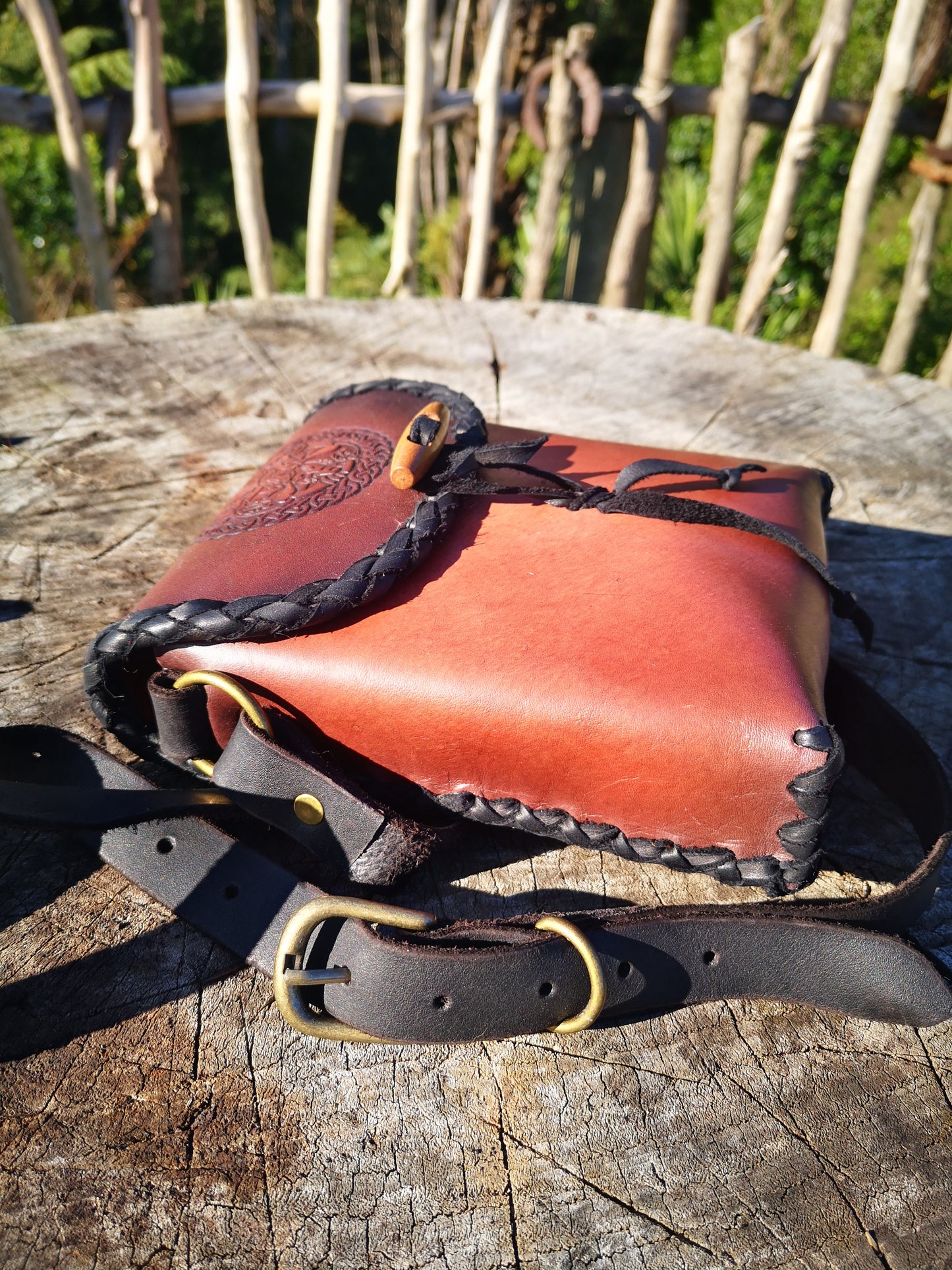 3 Wolves Crossbody Bag