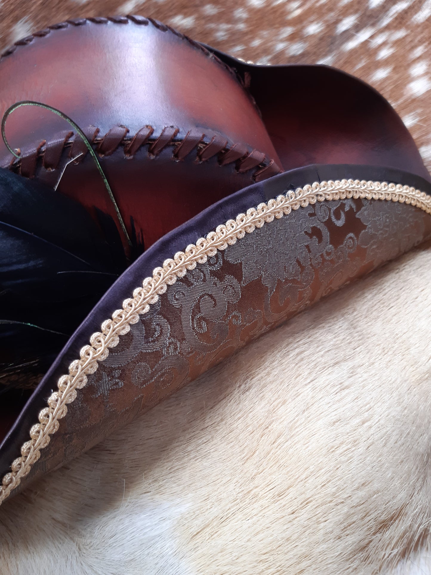 Distressed Copper Pirate Hat