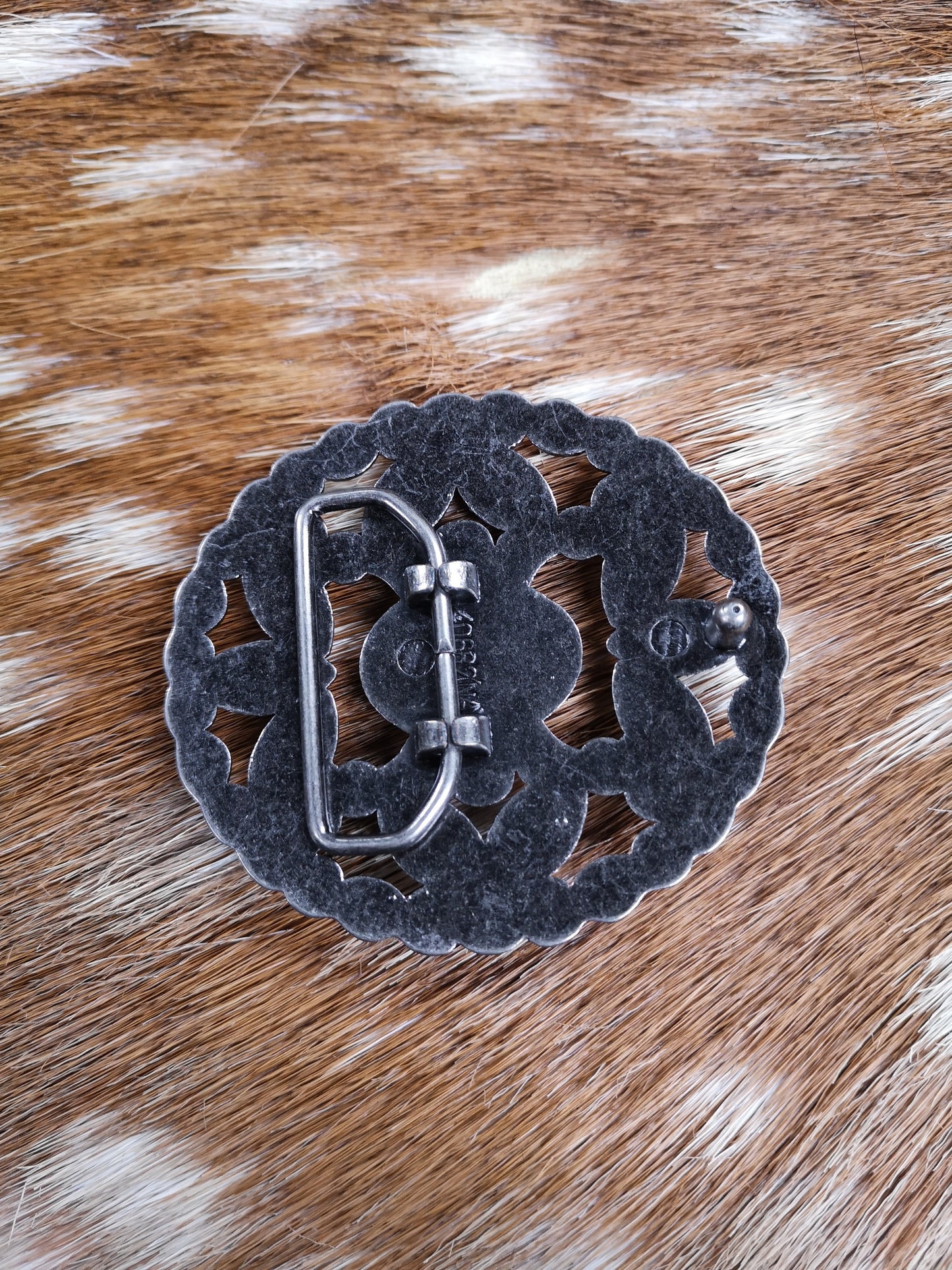 Black and Silver Buckle
