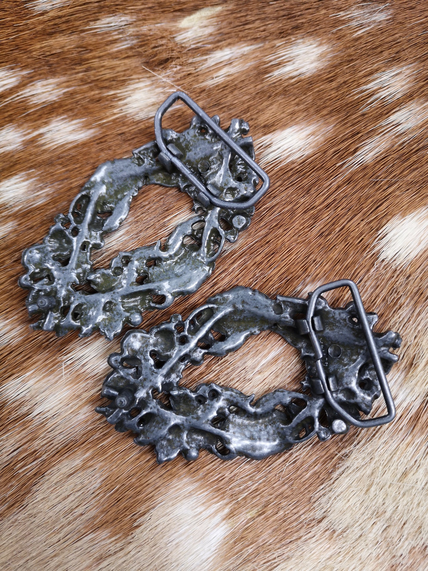 Diamante Flowers Buckle