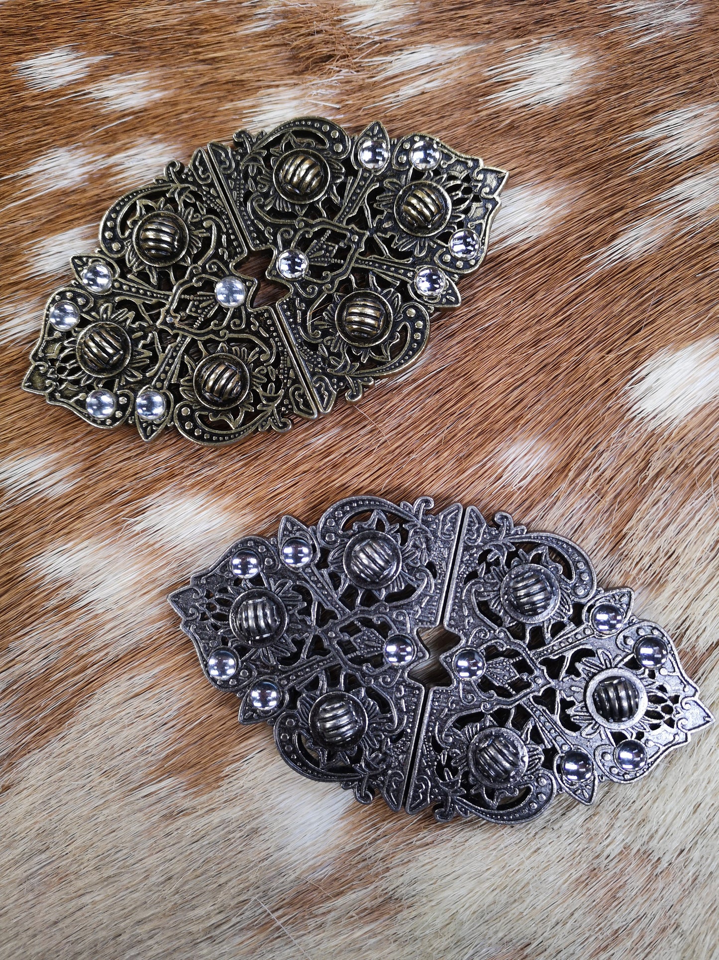 Ornate Hook and Loop Buckle