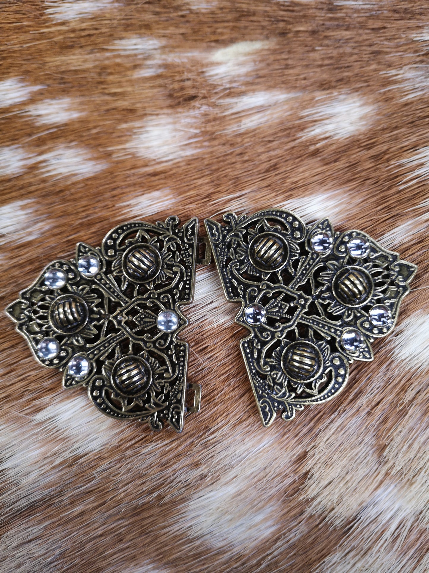 Ornate Hook and Loop Buckle