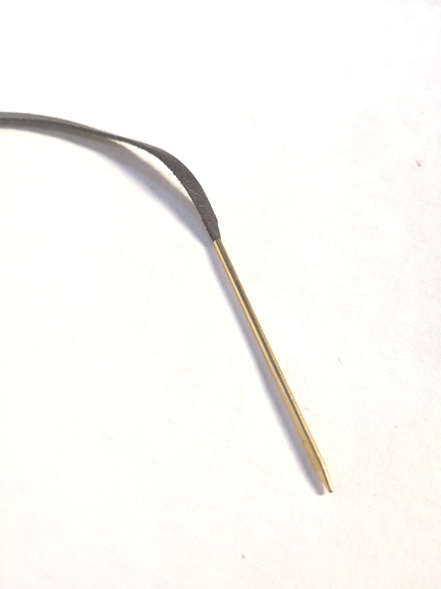 Brass Flat Nosed Lacing Needle