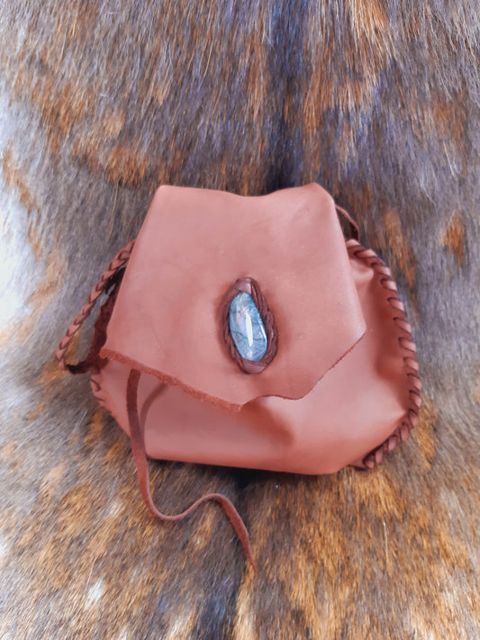 Drawstring Belt Satchel - Labdorite