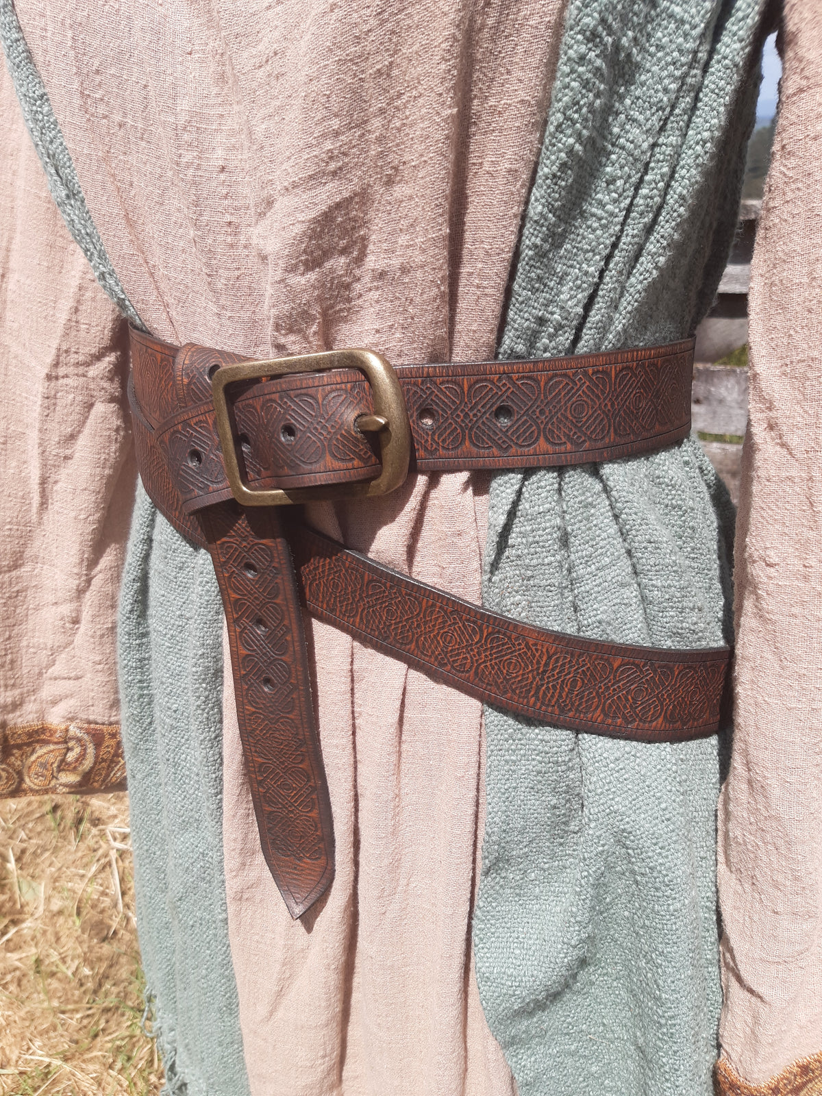 Medieval Double Wrap Belt - Clover