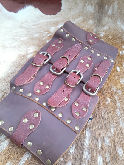 Leather Cincher - Buckled Whiskey and Brass