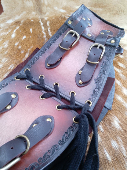 Privateers Leather Cincher - Buckles and Brass