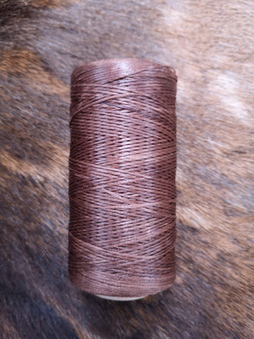 1mm Waxed Thread - Brown