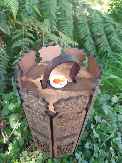 Rechargeable Wooden Lantern - Adventuring