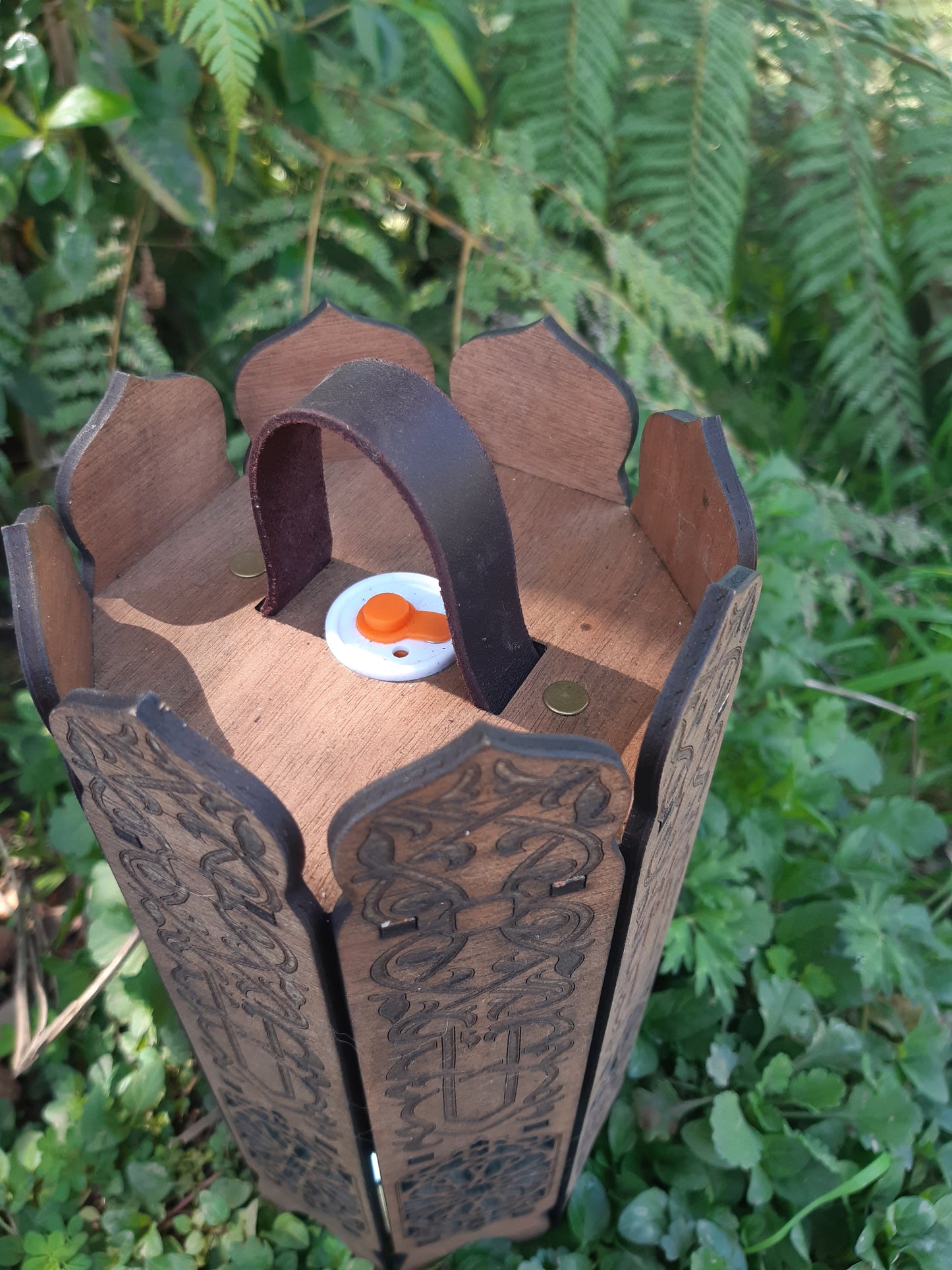 Rechargeable Wooden Lantern - Adventuring