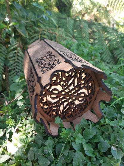 Rechargeable Wooden Lantern - Adventuring