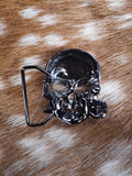 Skull and Rose Buckle