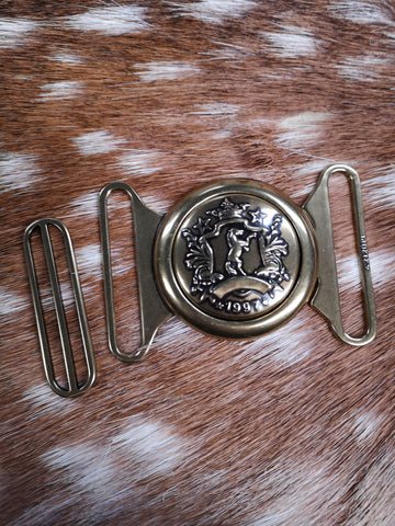 Royal Brass vintage military style slider and clasp