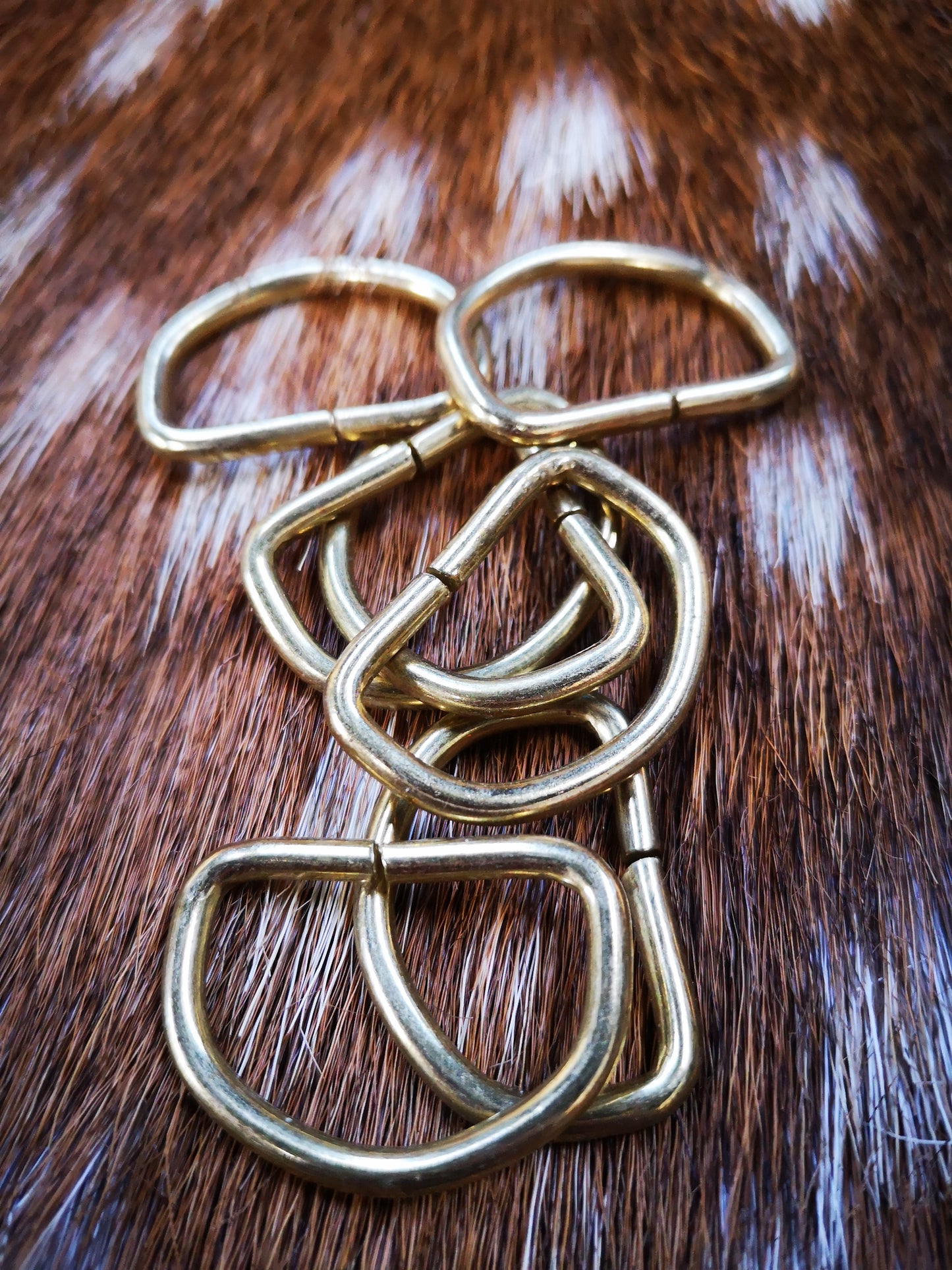 Gold D-Ring 25mm
